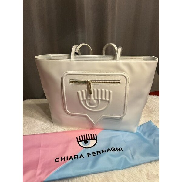 Dámska Kabelka CHIARA FERRAGNI - RANGE F Eyelike Packet White, na 60113448