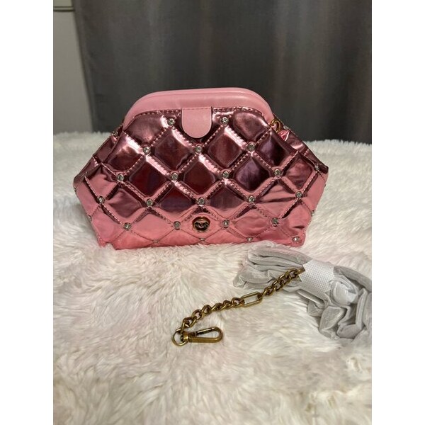 Dámska Kabelka PINKO PETALO Pouch Pink crossbody , večerná, 60146108