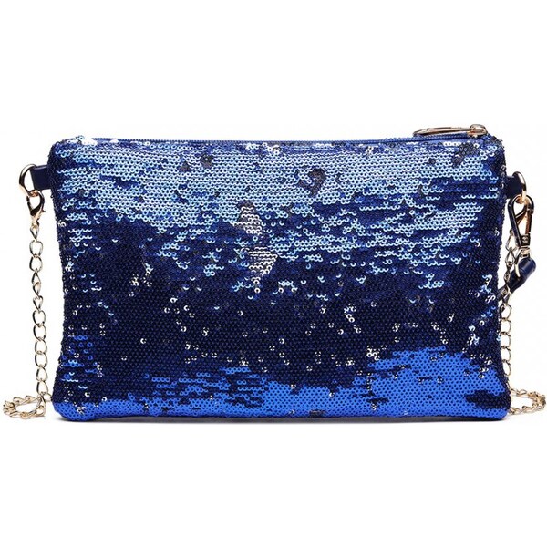 Konofactory Modrá spoločenská kabelka s extra retiazkou „Donna“ 60349858