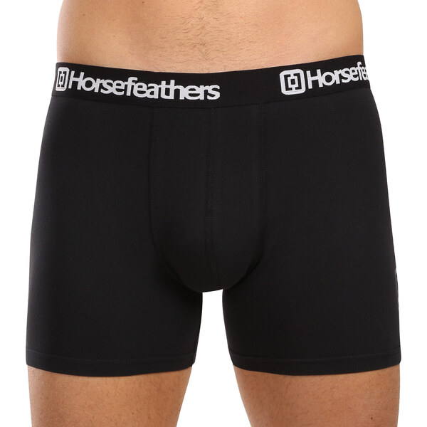 3PACK pánske boxerky Horsefeathers čierne (AM067A) 13000826