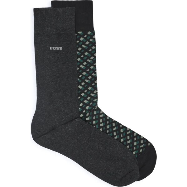 BOSS BLACK Ponožky 2-balenie Monogram CC 60536885
