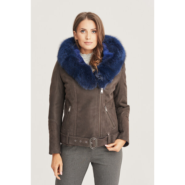 KONOPKA Krátky dámsky originálny kožuch s kapucňou 29232891