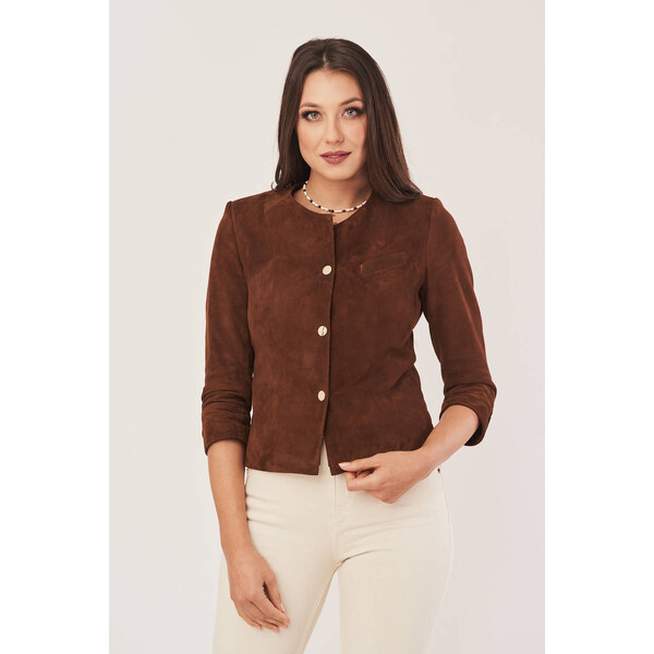 KONOPKA Dámsky kožený blejzer 36056241