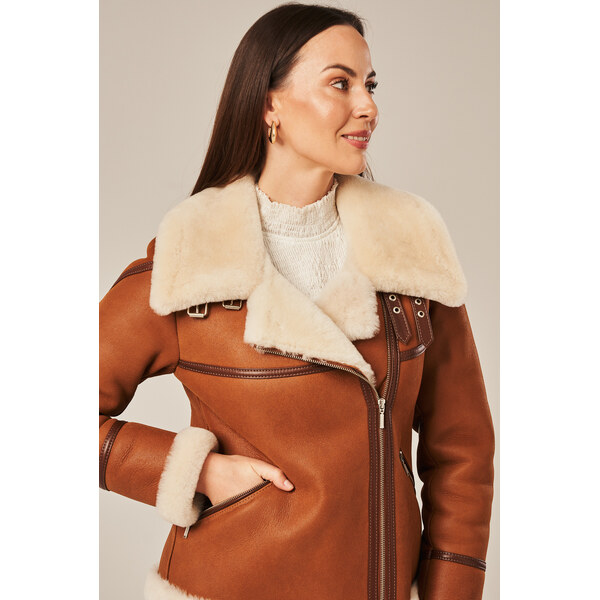 KONOPKA Dámsky kožuch v dĺžke do pása 58312694