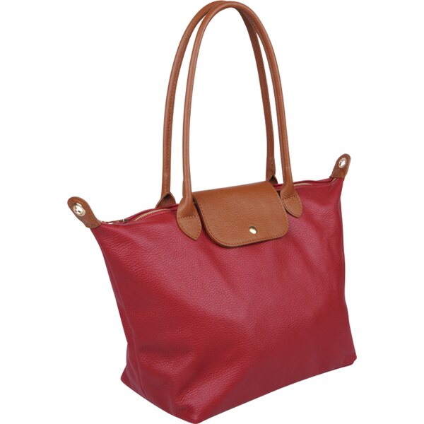 Červená kožená talianska kabelka Ludovica Rossa NovaKabelka.sk 60566177