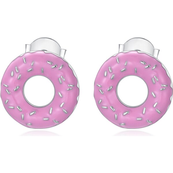 Olivie Strieborné náušnice DONUT 9218 60821557