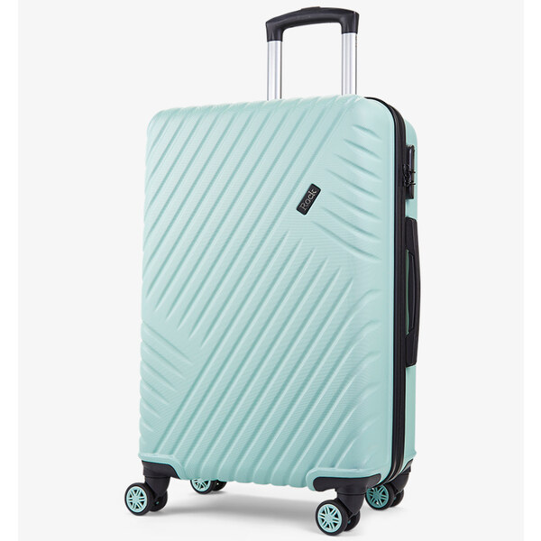 cestovný kufr ROCK Santiago M ABS - světle zelená 62195429