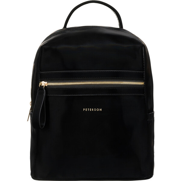 Peterson čierny lakovaný štýlový batoh PTN PLEC-ALE-7 54601859