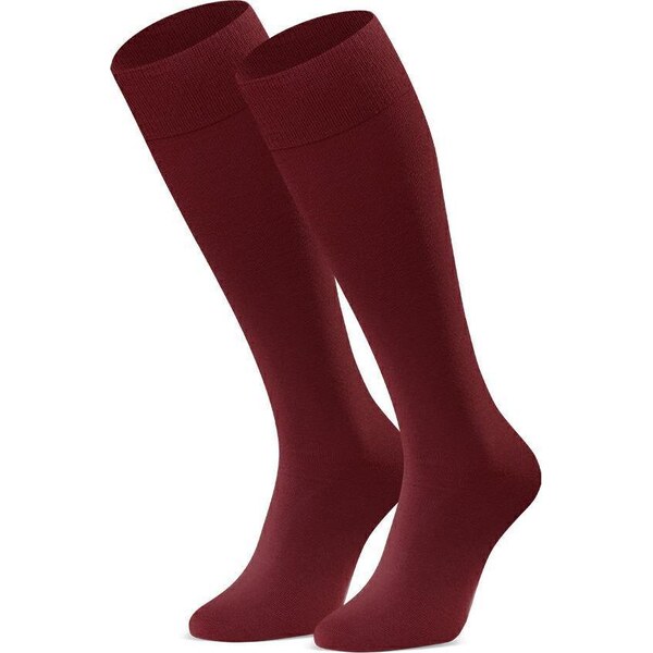 BASIC Vínové pánske podkolienky Art. 027 AL007, BURGUNDY 60578559