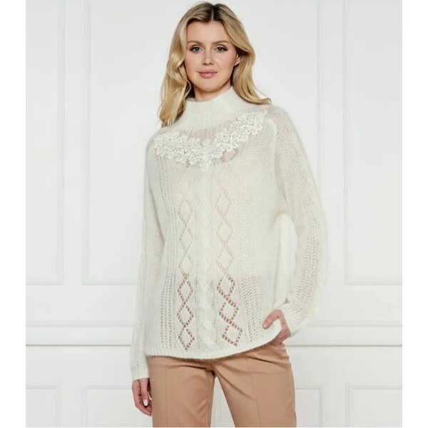 TWINSET Polorolák | Regular Fit | s prímesou vlny 58457714