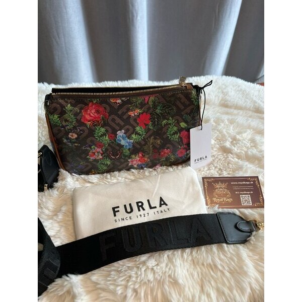 Dámska Kabelka Furla Moon S Canvas Glossy crossbody 60113353