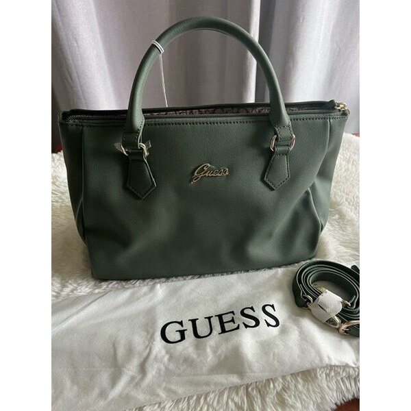 Dámska Kabelka crossbody Guess Lorelai Satchel zelená 60113403