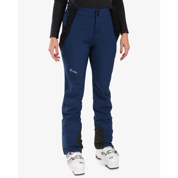 Dámske softshellové lyžiarske nohavice Kilpi RHEA-W tmavo modrá 60586611