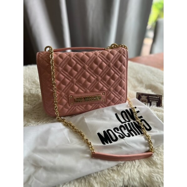 Dámska Kabelka crossbody Love Moschino pink 60113358