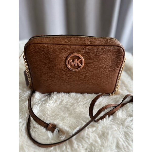 Dámska Kožená kabelka Michael Michael Kors - FULTON crossbody 60113375