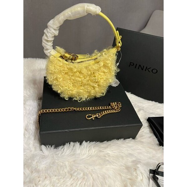 Dámska Kabelka PINKO Half Moon Micro večerná spoločenská crossbody 60113383