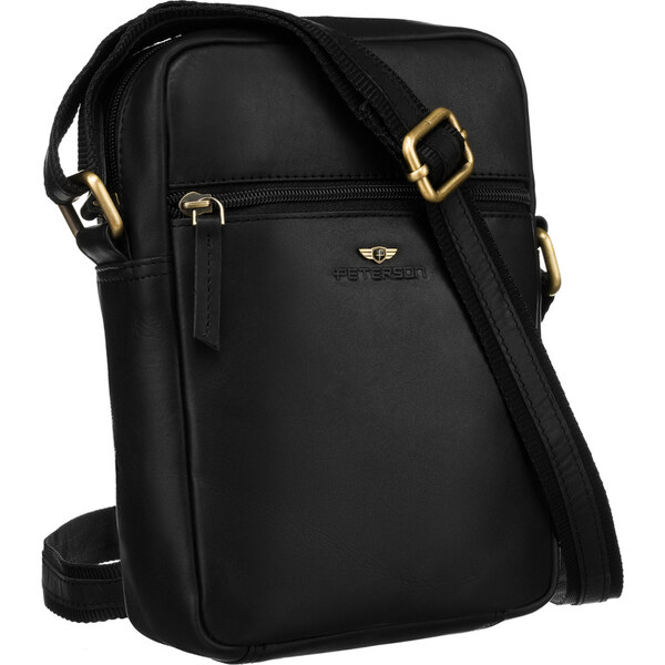 Pánska kožená crossbody taška - Peterson 60613724