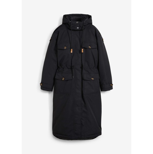 bonprix Zimný kabát, 2v1 vzhľad, farba čierna 60614419