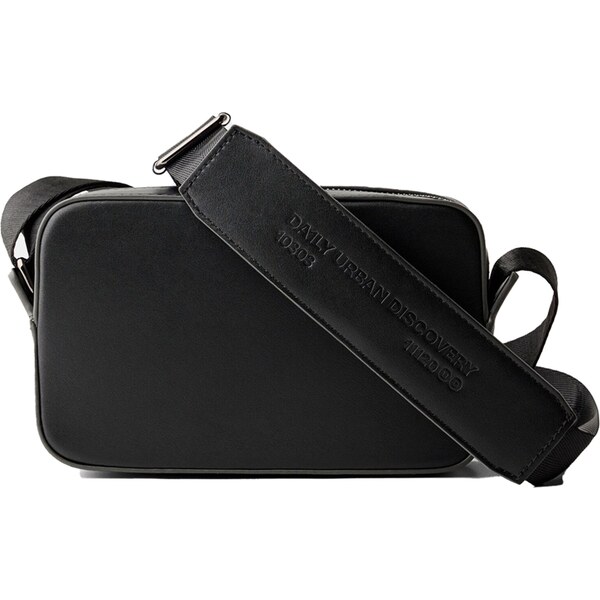 Bershka Taška cez rameno čierna 62250221