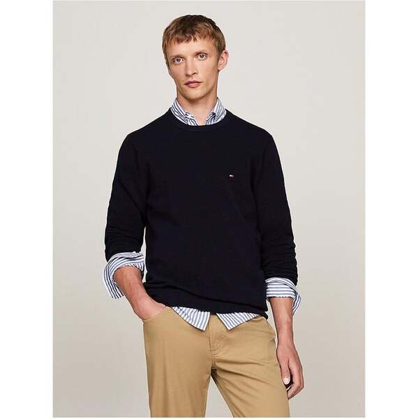 Tommy Hilfiger pánsky modrý sveter 66813384