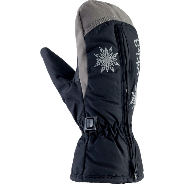 Detské lyžiarske palčiaky Viking Starlet čierna 60635405