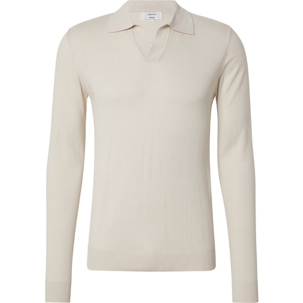 DAN FOX APPAREL Sveter Essentials biela ako vlna 60273644