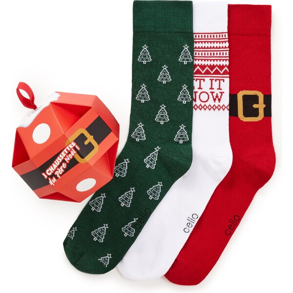 Celio Gift set of socks, 3pcs - Mens 60642419