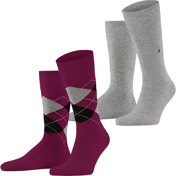 Pánske ponožky mix 2 páry uni 40-46 BURLINGTON 60645172