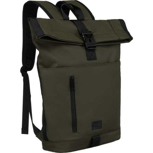 Veľký tmavozelený plecniak s vreckom na notebook Peterson PTN TOKIO 60664332