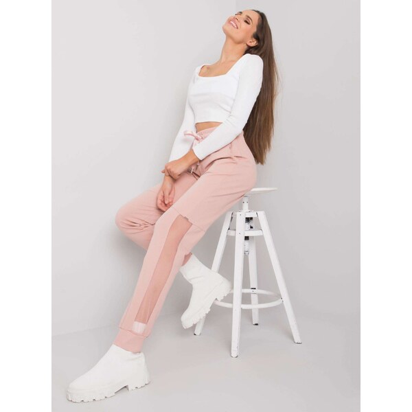 RELEVANCE Sweatpants-RV-DR-6896.48P-light pink 64666113