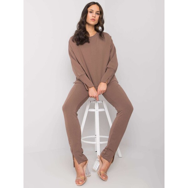 RUE PARIS Set-RV-KMPL-7333.02-brown 64684427