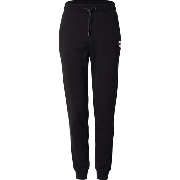 Karl Lagerfeld Nohavice čierna / biela 60870931