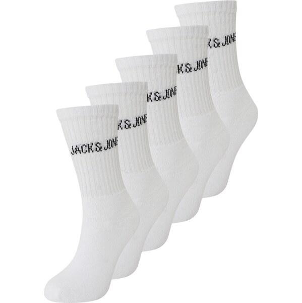 Jack & Jones Junior Ponožky JACREGEN čierna / biela 60871155