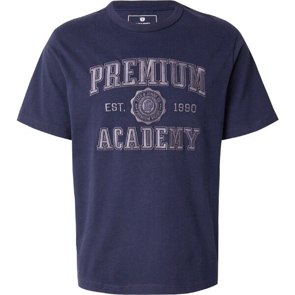 Jack & Jones Premium Tričko JPRBLUJADON tmavomodrá / dymovo šedá 60870054