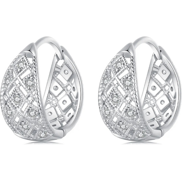 Olivie Strieborné náušnice krúžky ILY 9226 60826065