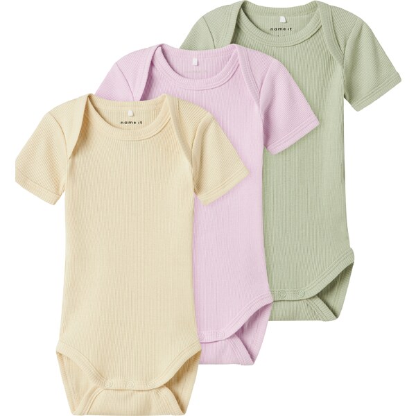 NAME IT Body žltohnedá / zelená / orgovánová 60868547