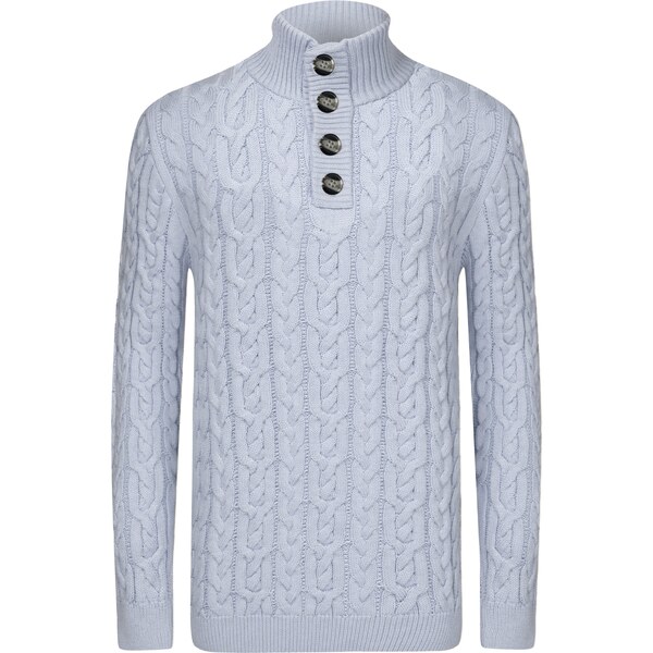 Jimmy Sanders Sveter svetlomodrá 60681324