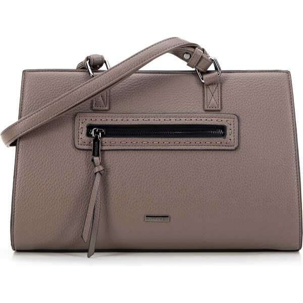 Wittchen Damska torba z dekoracyjnym obszyciem beżowa 99-4Y-708-9 66066129