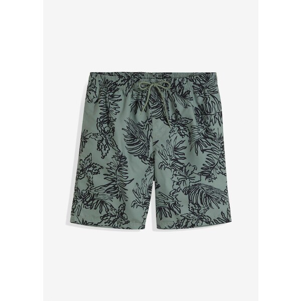 bonprix Kúpacie šortky, farba zelená 44789825