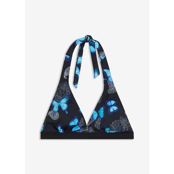 bonprix Bikinová podprsenka neckholder, farba čierna 44791811