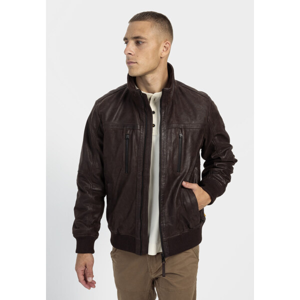 BUNDA CAMEL ACTIVE LEATHER JACKET 60699726