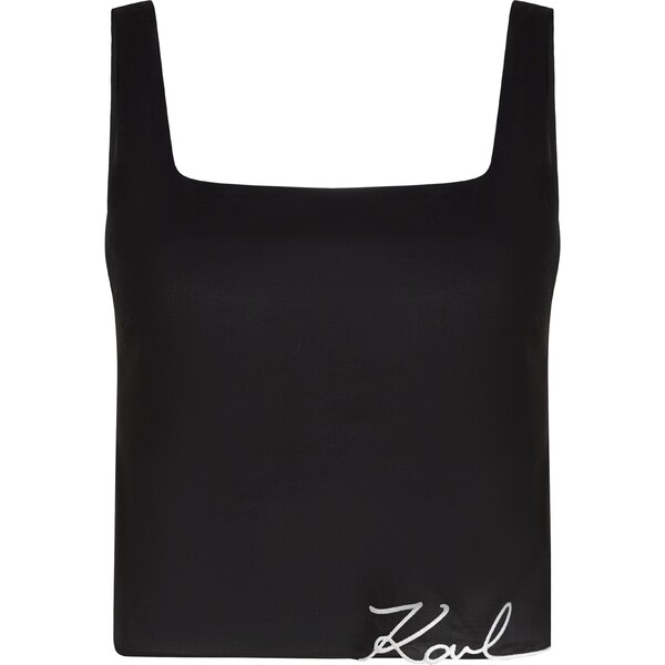Karl Lagerfeld Top čierna / biela 62392028