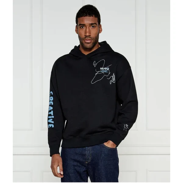 Hugo Blue Mikina Nedimo | Oversize fit 60699077