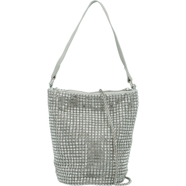 Dámska plesová kabelka strieborná - Michelle Moon Ralika strieborná 60801271