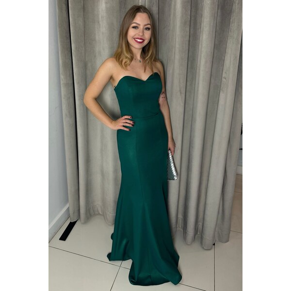 miadresses.sk Smaragdové priliehavé trblietavé šaty 60720912