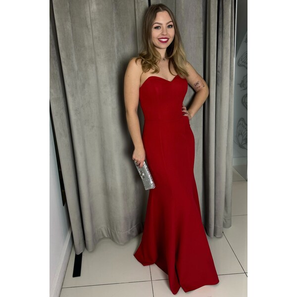 miadresses.sk Červené priliehavé trblietavé šaty 60720913