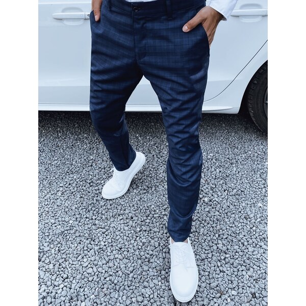 DStreet Pánske chino nohavice tmavomodré 60728060