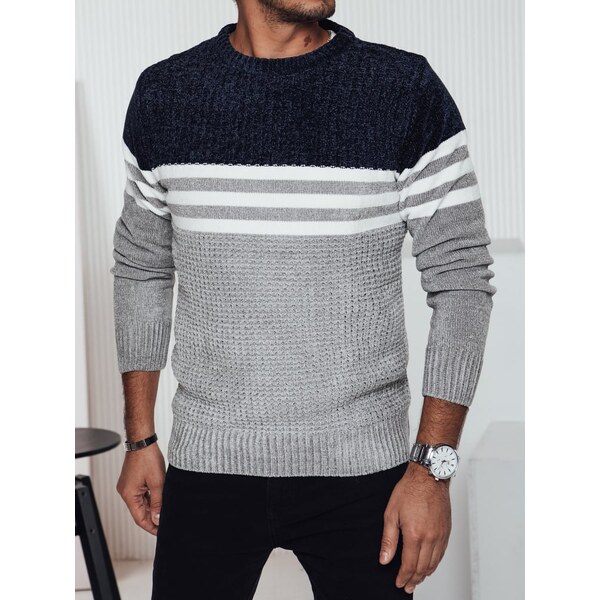 Pánsky pruhovaný sveter Dstreet 60728096