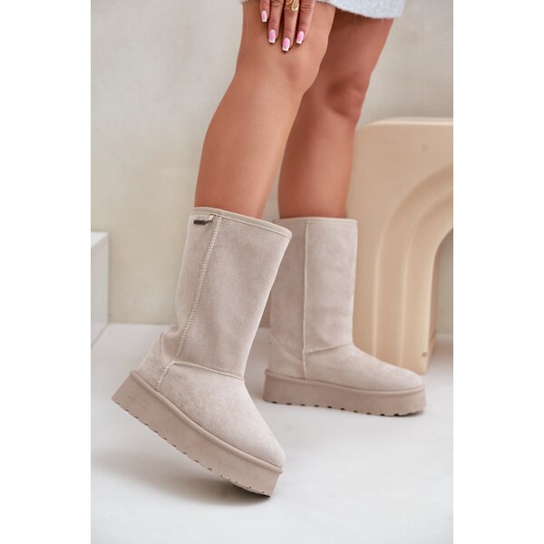 BIG STAR SHOES Vysoké Snehové Topánky Na Platforme Big Star 64653048