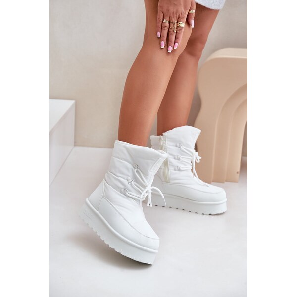 BIG STAR SHOES Snehule na platforme so zipsom Big Star 64785023